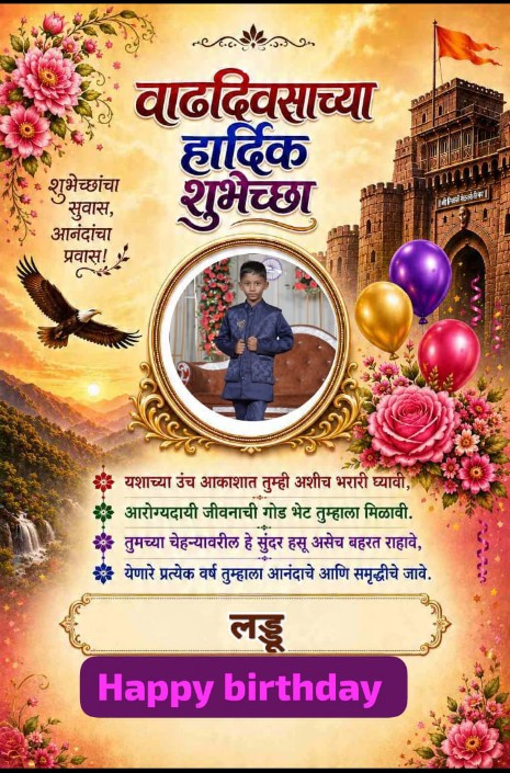 🌹🌹आपणास वाढदिवसाच्या हार्दिक शुभेच्छा🌹🌹